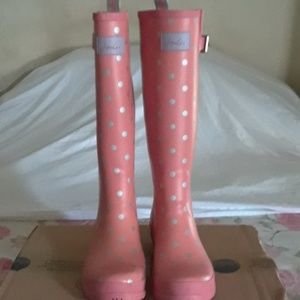 *SOLD* Joules rubber rain boots size 10
